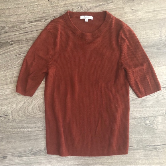 Slim Jim merino wool rib knit sweater, M - Picture 3 of 3